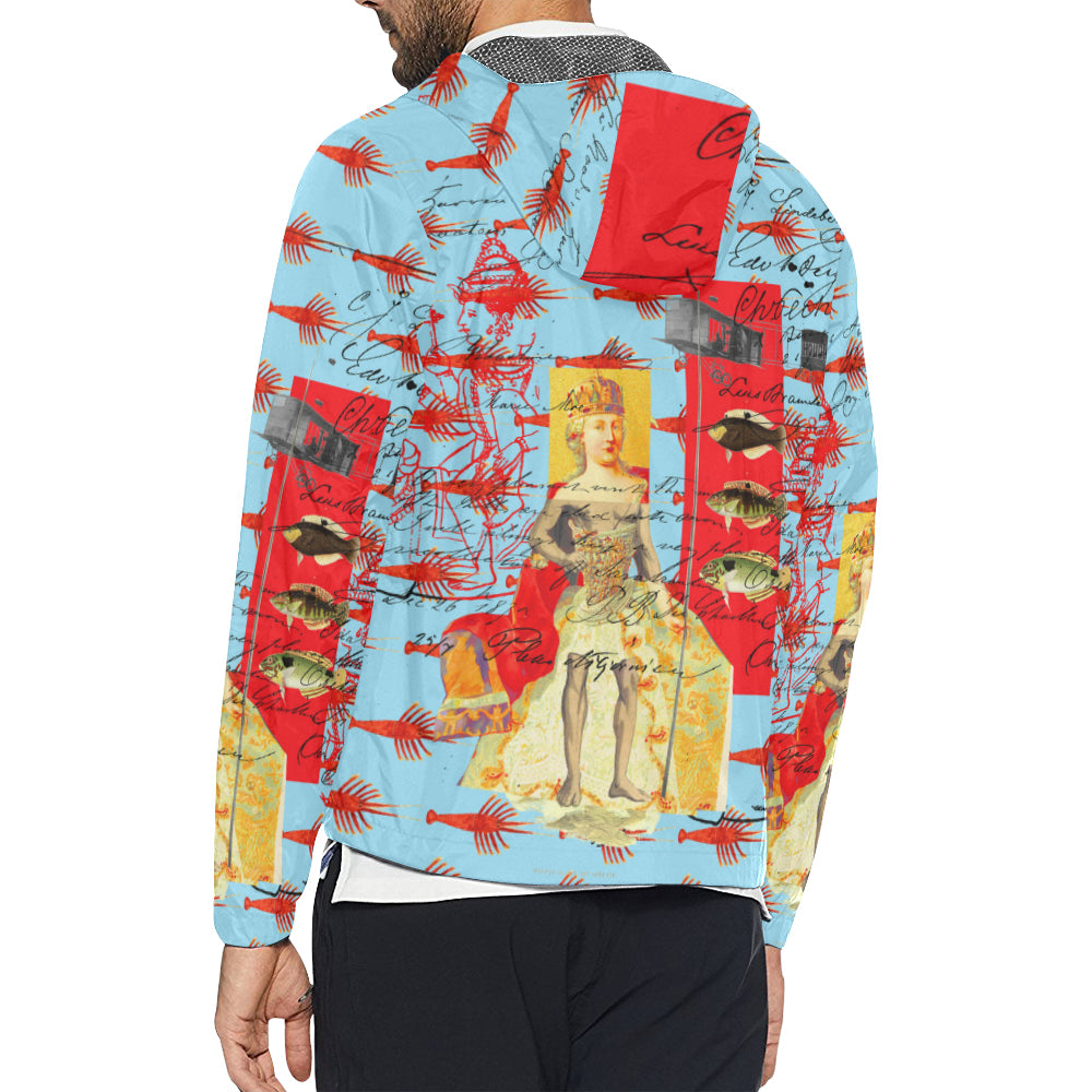 THE SHOWY PLANE HUNTER AND FISH IV All Over Print Windbreaker